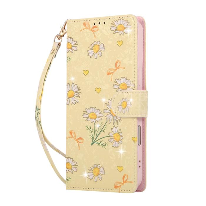 Bild 5, iPhone Air Fodral RFID Läder Yellow Daisy