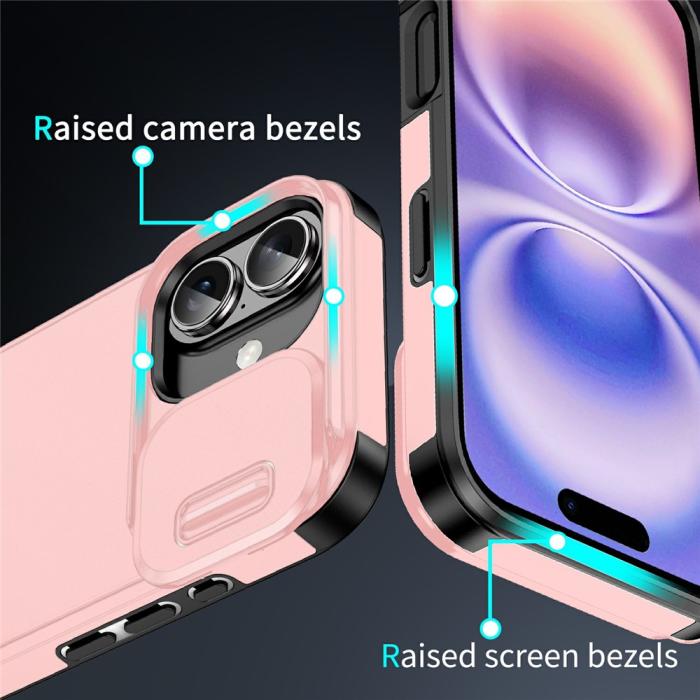 Bild 5, iPhone 17 Skal Hybrid Armor CamCover Rosa