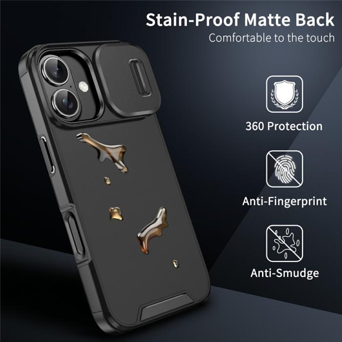 Bild 4, iPhone 17 Skal Hybrid Armor CamCover Svart