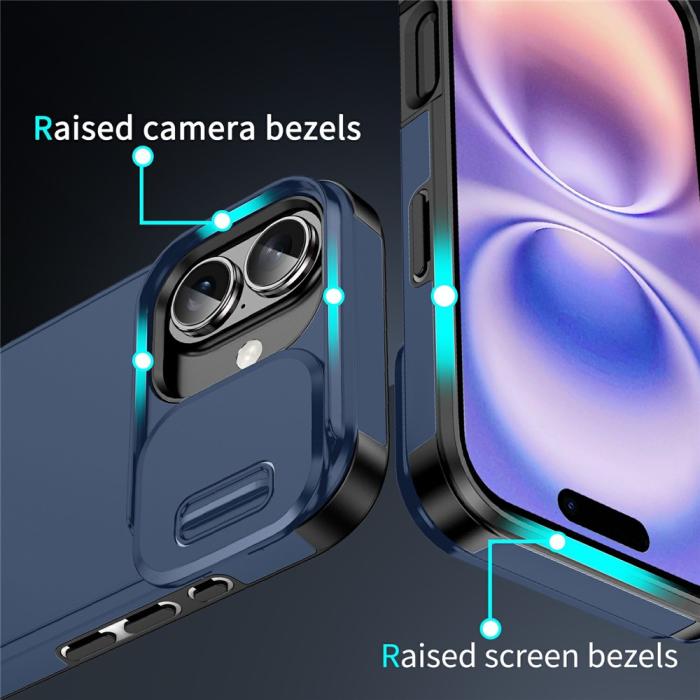 Bild 5, iPhone 17 Skal Hybrid Armor CamCover Blå