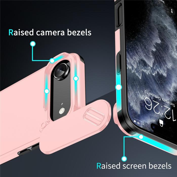 Bild 5, iPhone Air Skal Hybrid Armor CamCover Rosa