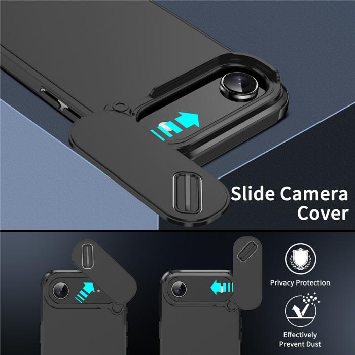 Bild 3, iPhone Air Skal Hybrid Armor CamCover Svart