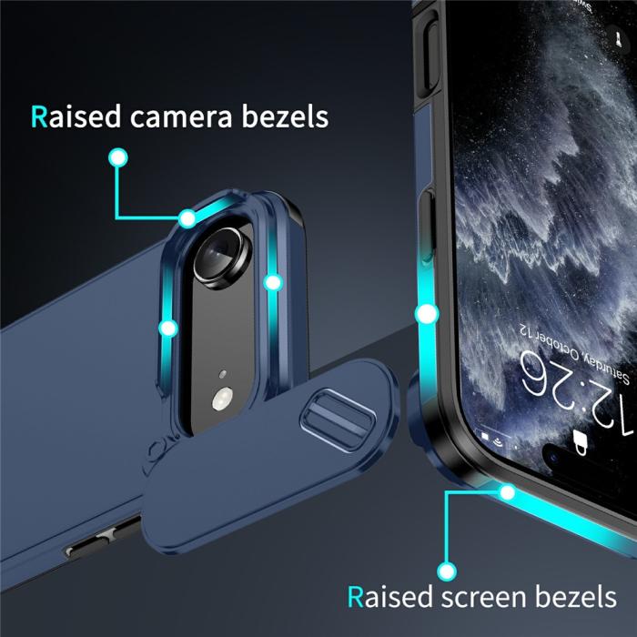 Bild 5, iPhone Air Skal Hybrid Armor CamCover Blå