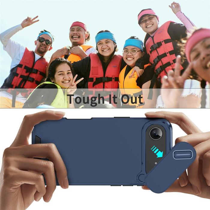 Bild 6, iPhone Air Skal Hybrid Armor CamCover Blå