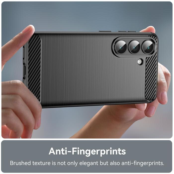 Bild 5, Samsung Galaxy S26 Skal Borstad Stål Textur Svart