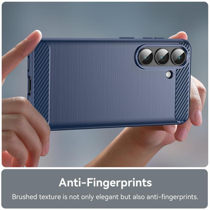 Bild 5, Samsung Galaxy S26 Skal Borstad Stål Textur Blå