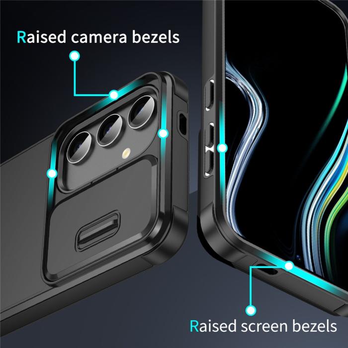 Bild 5, Samsung Galaxy S26 Plus Skal Hybrid Armor CamCover Svart