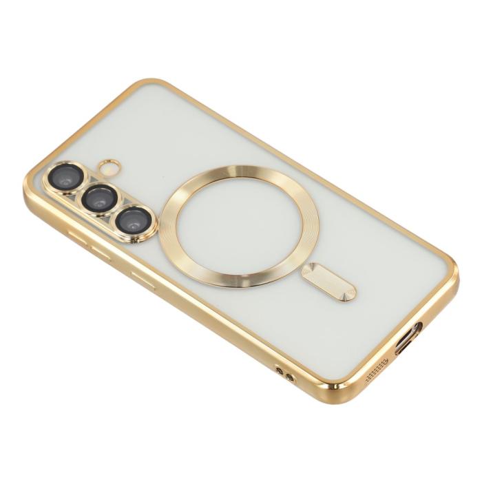 Bild 2, Samsung Galaxy S26 Skal MagSafe Electroplated TPU Guld
