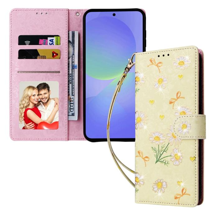 Bild 5, Samsung Galaxy A37 5G Fodral RFID Läder Yellow Daisy