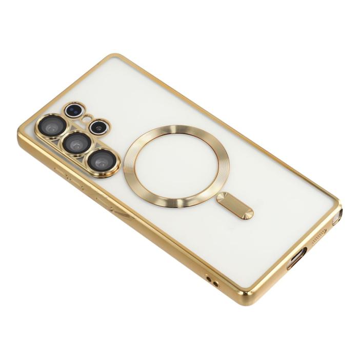 Bild 4, Samsung Galaxy S26 Ultra Skal MagSafe Electroplated TPU Guld