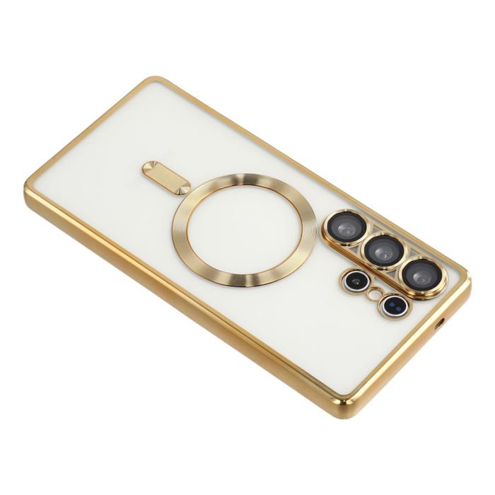Bild 5, Samsung Galaxy S26 Ultra Skal MagSafe Electroplated TPU Guld