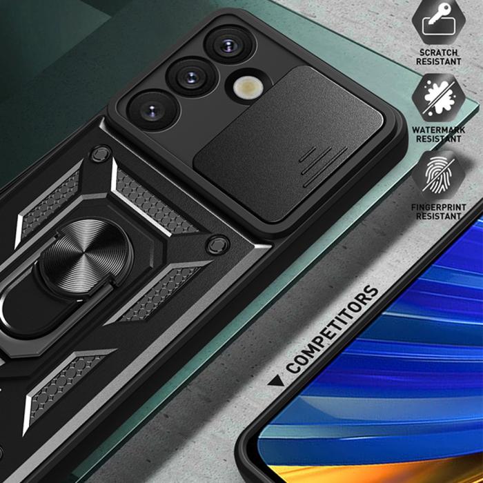 Bild 4, Samsung Galaxy S26 Skal CamShield Ring Hybrid Svart