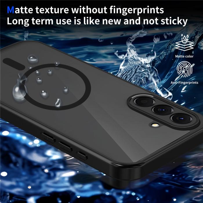 Bild 6, Samsung Galaxy S26 Skal MagSafe Hybrid Transparent / Svart