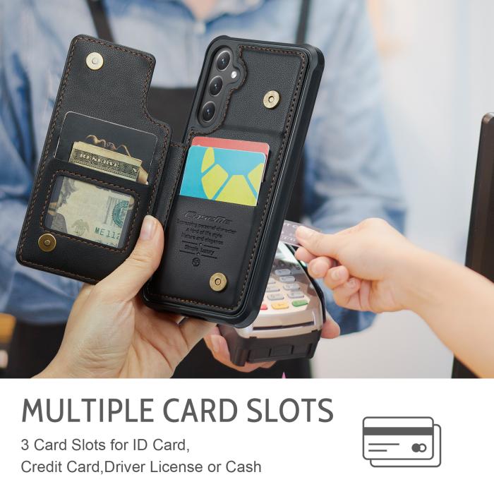 Bild 3, CASEME Samsung Galaxy S26 Skal RFID Kickstand Svart