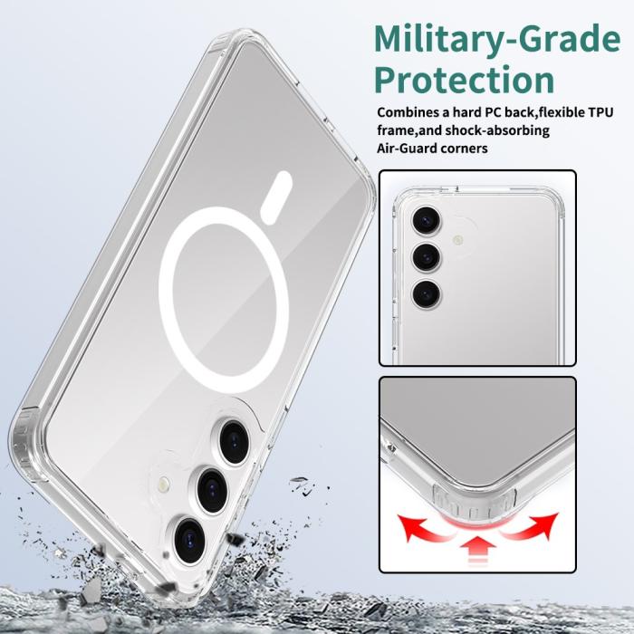 Bild 3, Samsung Galaxy S26 Skal MagSafe Hybrid Transparent
