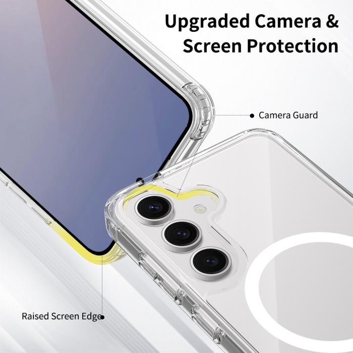 Bild 4, Samsung Galaxy S26 Skal MagSafe Hybrid Transparent