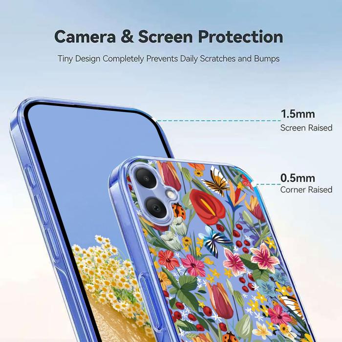 Bild 4, Samsung Galaxy A07 4G Skal Med Tryck Blommor