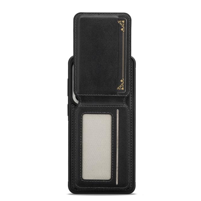 Bild 6, LC.IMEEKE Galaxy S26 Skal Med Avtagbar Korthållare Läder Svart