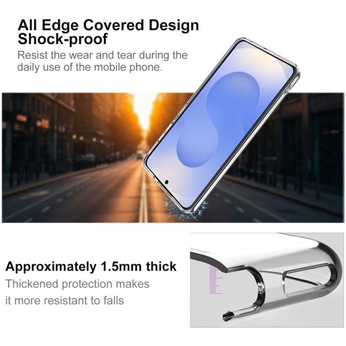 Bild 4, IMAK Samsung Galaxy S26 Skal Soft TPU Transparent