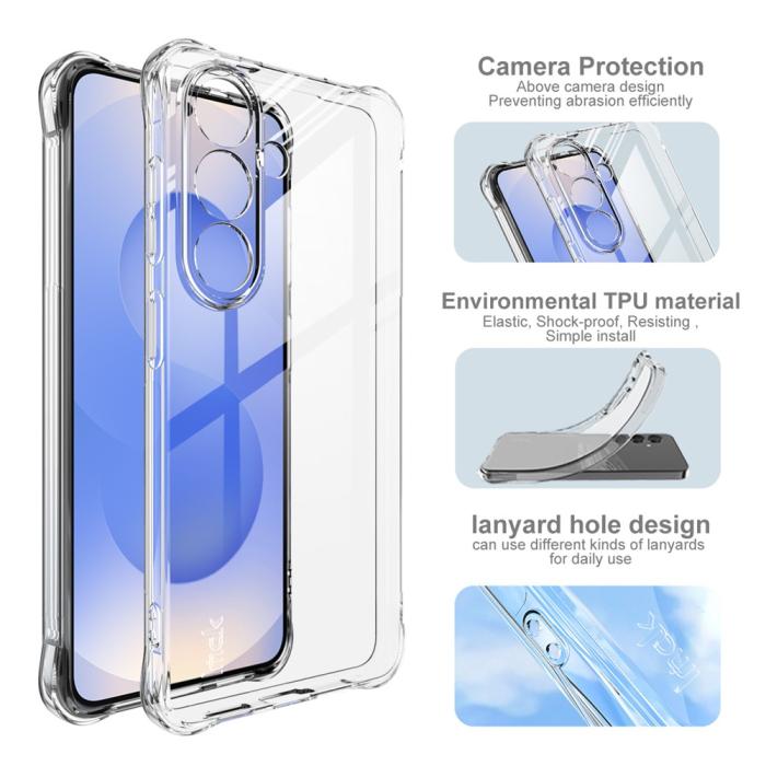 Bild 5, IMAK Galaxy S26 Skal TPU Shockproof Airbag Transparent