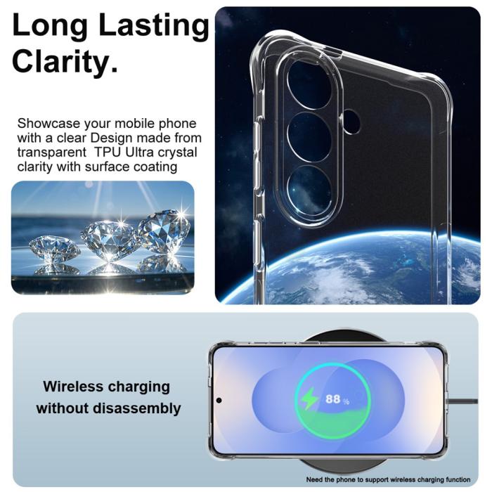 Bild 6, IMAK Galaxy S26 Skal TPU Shockproof Airbag Transparent