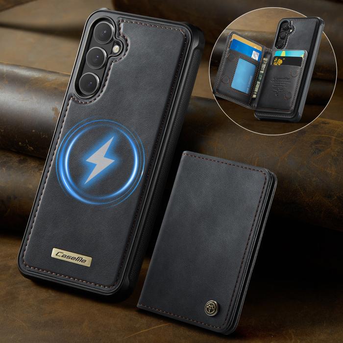 Bild 2, CASEME Galaxy S26 Skal MagSafe Avtagbar Korthållare Svart