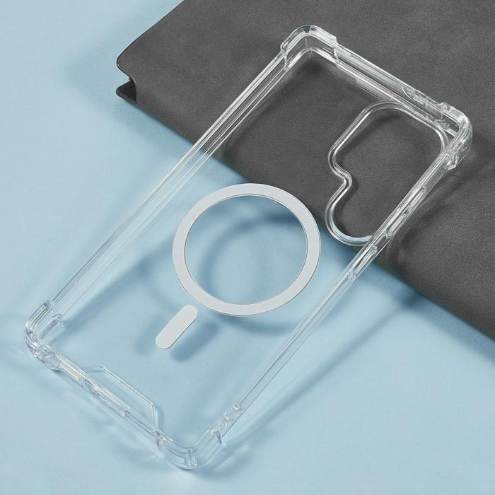 Bild 4, Galaxy S26 Ultra Skal MagSafe Shockproof Hybrid Transparent