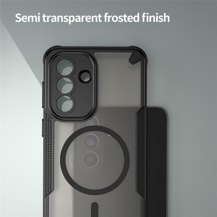 Bild 4, Samsung Galaxy A57 5G Skal MagSafe Hybrid Armor Svart