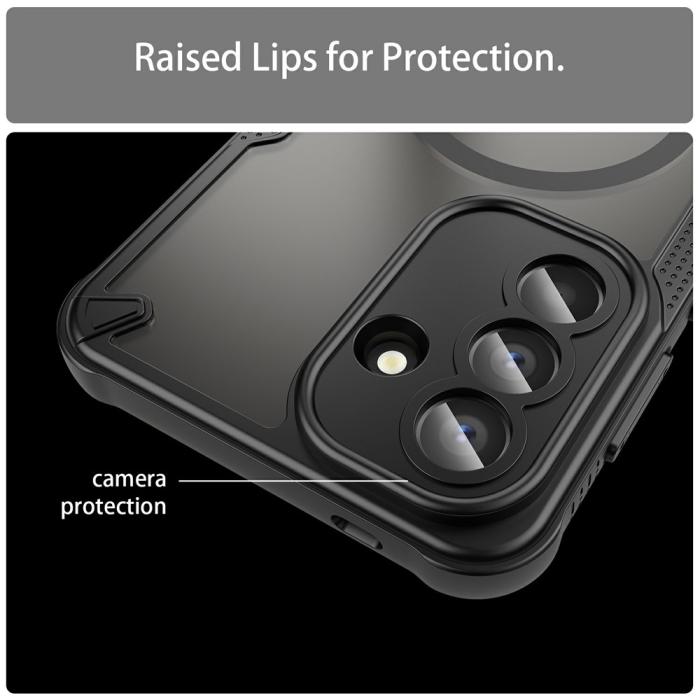 Bild 6, Samsung Galaxy A57 5G Skal MagSafe Hybrid Armor Svart
