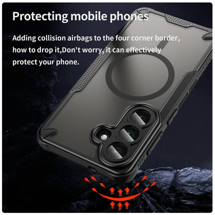 Bild 3, Samsung Galaxy S26 Skal MagSafe Hybrid Armor Svart