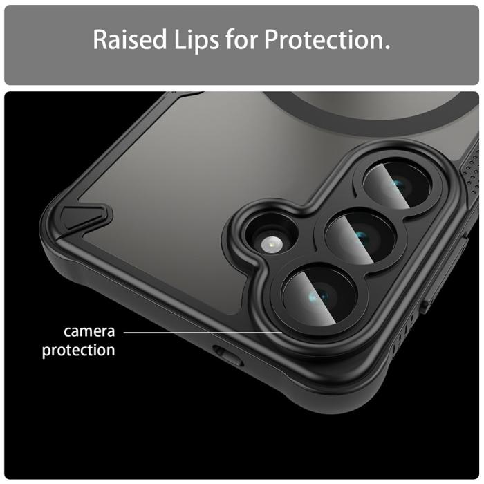 Bild 6, Samsung Galaxy S26 Skal MagSafe Hybrid Armor Svart