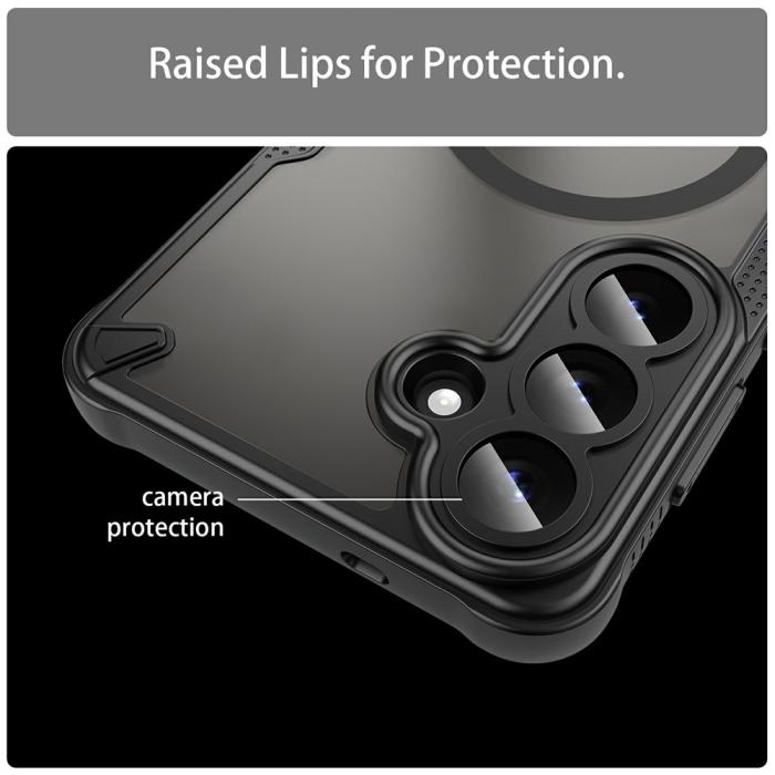 Bild 6, Samsung Galaxy S26 Plus Skal MagSafe Hybrid Armor Svart