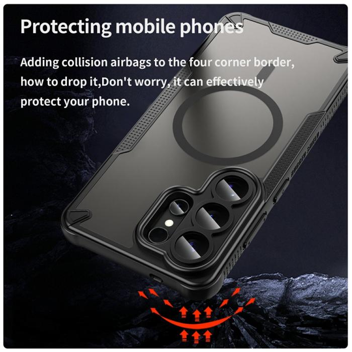 Bild 3, Samsung Galaxy S26 Ultra Skal MagSafe Hybrid Armor Svart