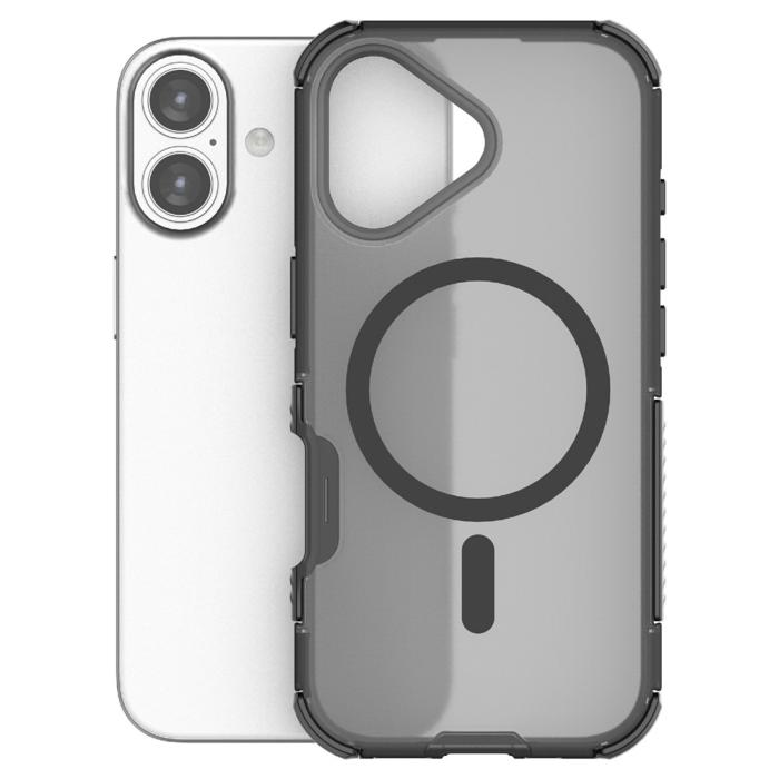 Bild 3, iPhone 17 Skal MagSafe Shockproof Hybrid Svart