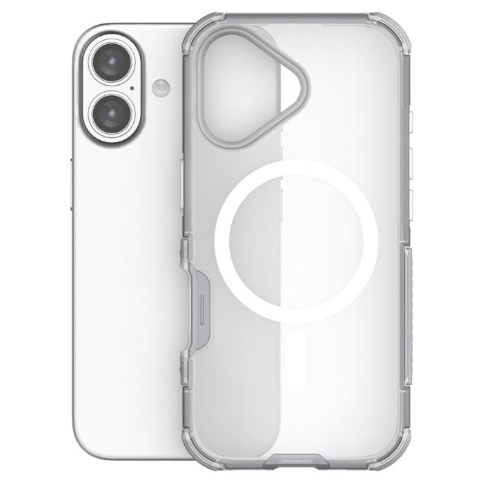 Bild 3, iPhone 17 Skal MagSafe Shockproof Hybrid Vit