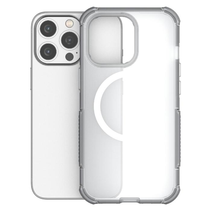 Bild 3, iPhone 16 Pro Skal MagSafe Shockproof Hybrid Vit