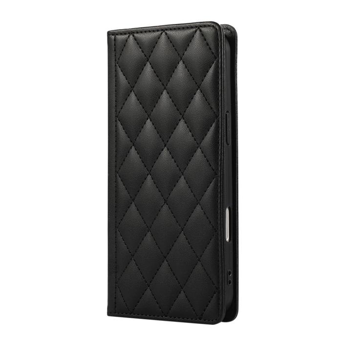 Bild 6, Samsung Galaxy S26 Fodral RFID Rhombus Läder Svart