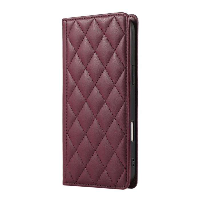 Bild 6, Samsung Galaxy S26 Plus Fodral RFID Rhombus Läder Röd