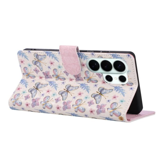 Bild 4, Samsung Galaxy S26 Ultra Fodral RFID Läder Fjärilar / Blommor