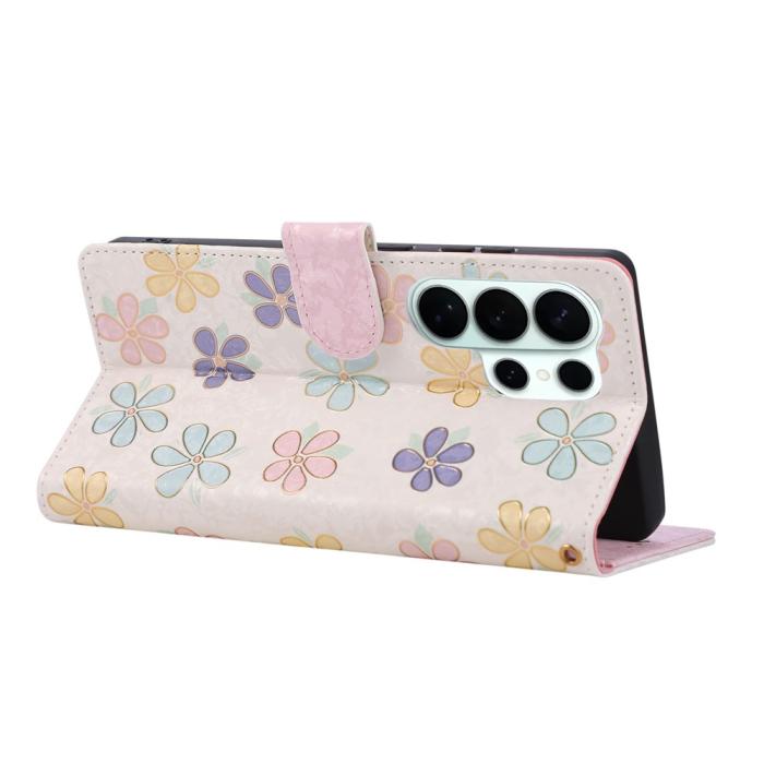 Bild 4, Samsung Galaxy S26 Ultra Fodral RFID Läder Färgglada Blommor