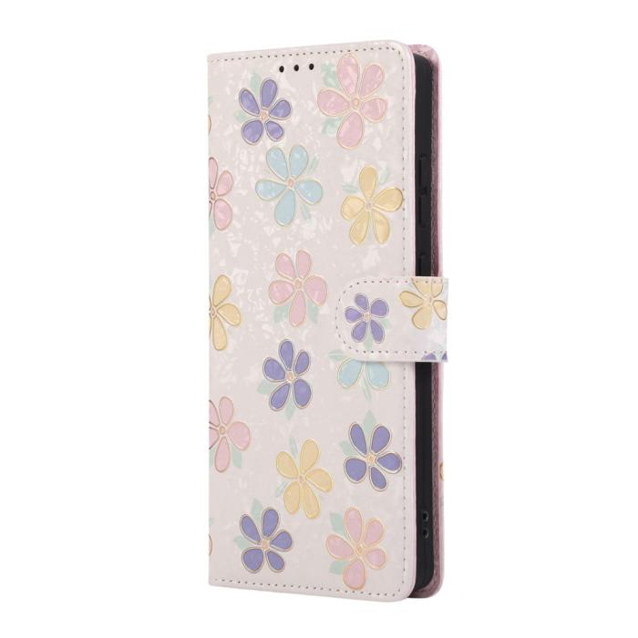 Bild 5, Samsung Galaxy S26 Ultra Fodral RFID Läder Färgglada Blommor