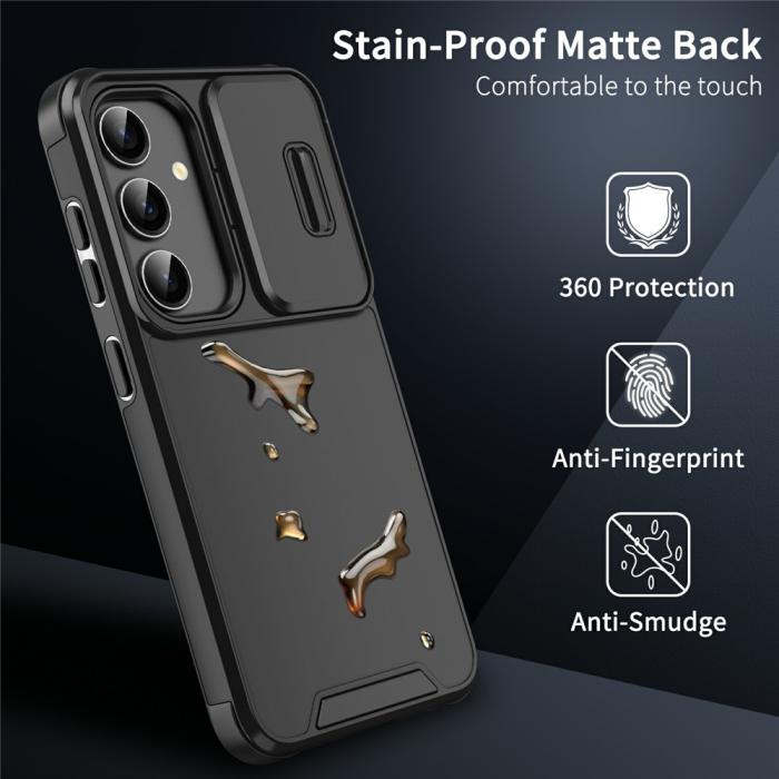 Bild 4, Samsung Galaxy A37 5G Skal Hybrid Armor CamCover Blå