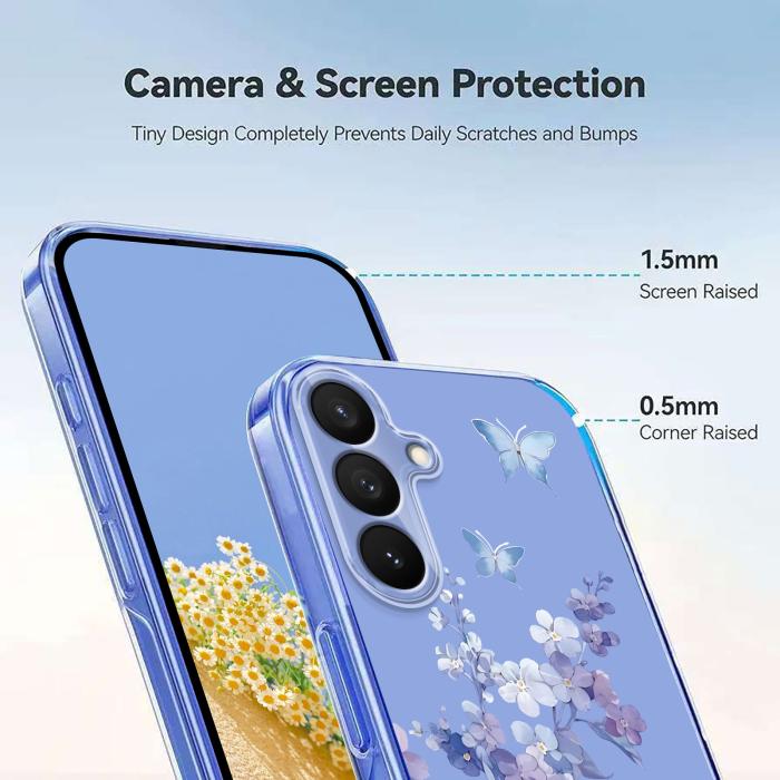 Bild 4, Samsung Galaxy S26 Plus Skal TPU Med Tryck Blommor