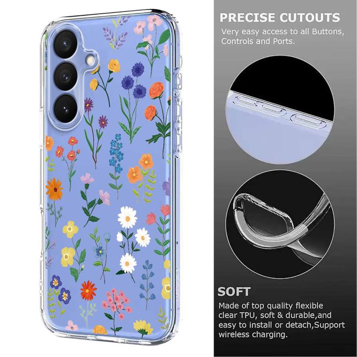 Bild 6, Samsung Galaxy S26 Plus Skal TPU Med Tryck Blommor