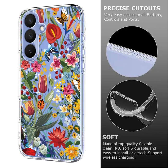 Bild 6, Samsung Galaxy S26 Plus Skal TPU Med Tryck Blommor