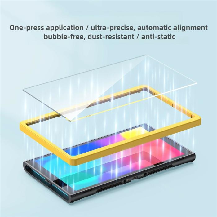 Bild 5, Nintendo Switch 2 2-PACK Skärmskydd Härdat Glas