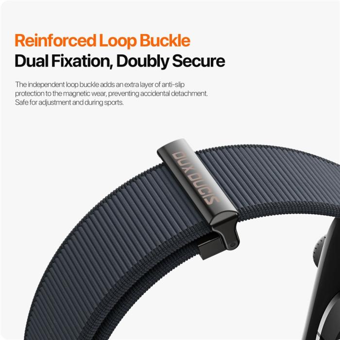 Bild 6, DUX DUCIS Apple Watch 42/44/45/46/49 mm Armband Magnetic Strap