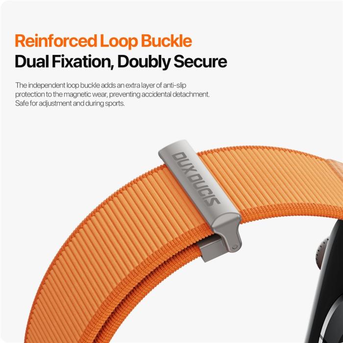 Bild 6, DUX DUCIS Apple Watch 42/44/45/46/49 mm Armband Magnetic Strap