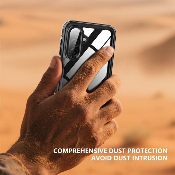 Bild 3, REDPEPPER Galaxy A17 Skal 360 Vattentätt IP68 Svart