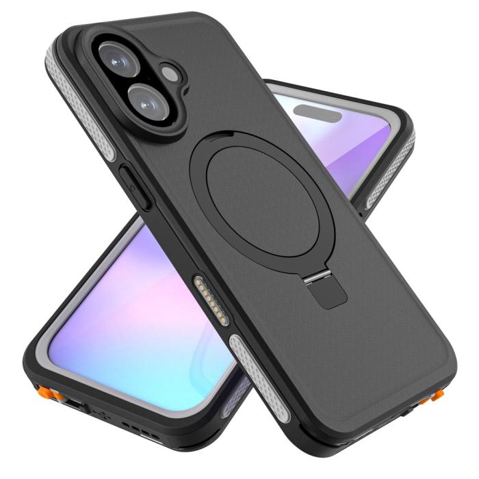 Bild 2, REDPEPPER iPhone 17 Skal MagSafe Kickstand Vattentät IP68